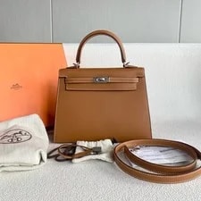 Hermès — Hermès Kelly 25 K25 HW Stamp B — Handbag — resale