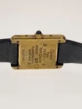Cartier Belt Outside Case Back Scratch Dent Dirty Mast Tank 3