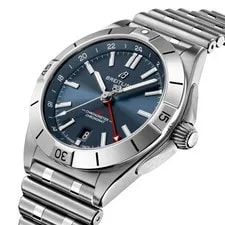 Breitling Chronomat Automatic GMT 40 Blue Dial Stainless Steel A32398101C1A1 2