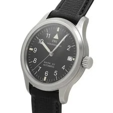 IWC Pilot IW324104 36mm Stainless Steel Black #WW2096 2
