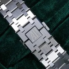 Audemars Piguet Royal Oak Selfwinding Black Stainless Complete SET 15400ST 4