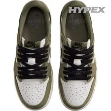 Jordan Air 1 Slip Resistant Abrasion HQ6999-200 New Size 4
