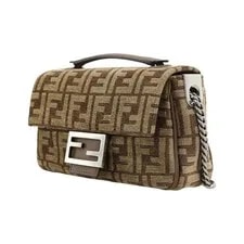 Fendi Baguette Metalwork Crossbody 9x3.1x4.7 in 3