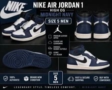 Jordan — Size 5- Air Jordan 1 Retro OG High — Sneaker — resale