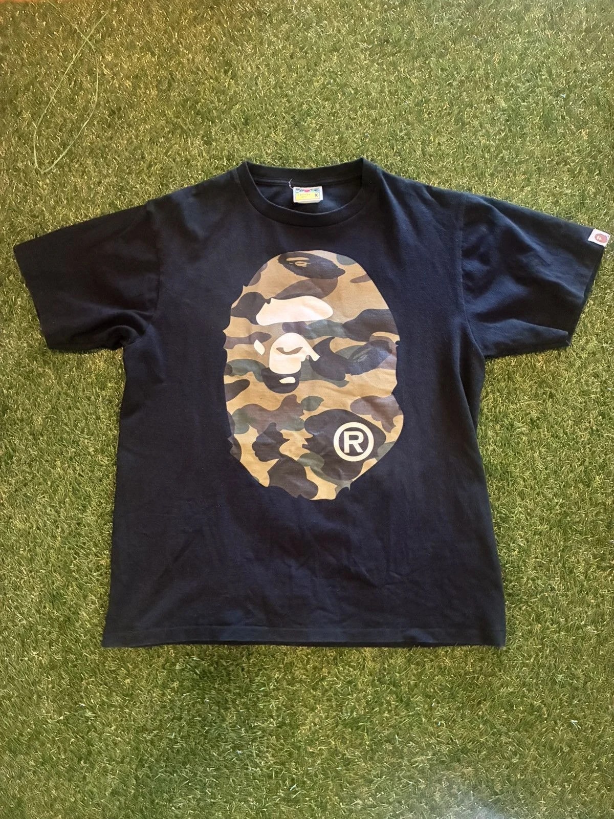 BAPE — Bape 1st Camo Big Ape Head Tee — streetwear — resale