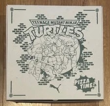 NEW Puma Tmnt Rs-x 402373-01 8.5 Sewer City Cowabunga Pizza Box Complete 2