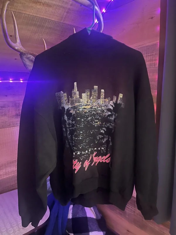 Balenciaga — Balenciaga City of Angels Cotton Hoodie — streetwear — resale