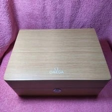 Omega Genuine Case Box Storage Wooden Inner Box From Japan 4