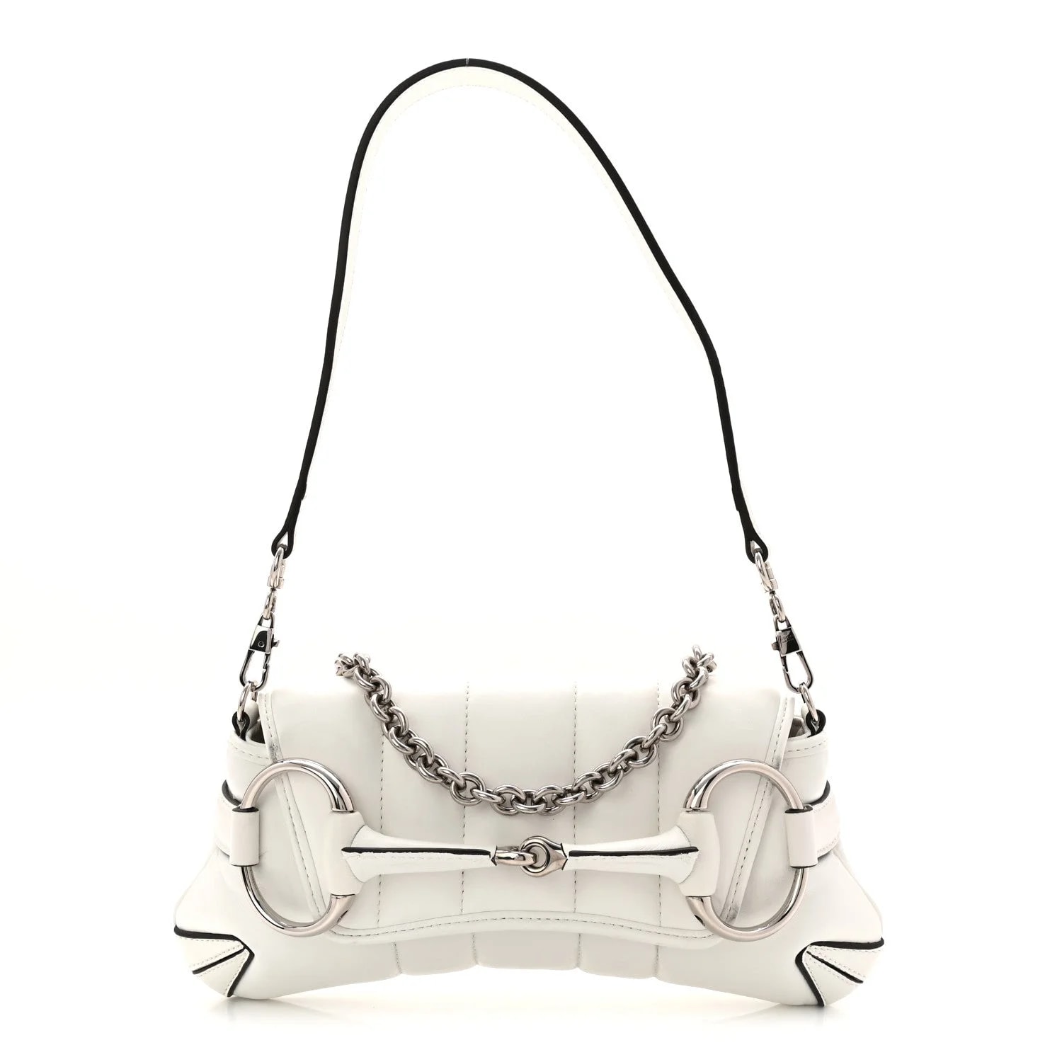 Gucci — Vertical Matelasse Small Maxi Horsebit Chain Great — Handbag — resale