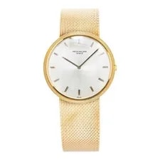Patek Philippe Calatrava 3588J Auto 18k Yellow Gold Silver Dial 35mm 2