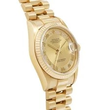 Rolex Datejust 68278 31mm Yellow Gold Champagne #WW456 3