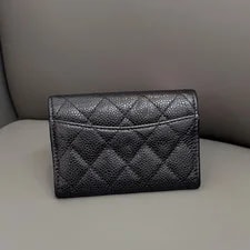 Authentic Chanel Classic Flap Wallet Wristlet 2