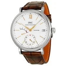 IWC — IWC Portofino Hand Wound Eight Days Silver Dial — Watch — resale