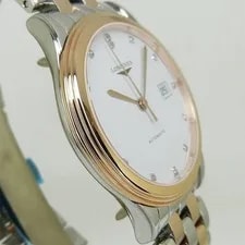 Longines L4.974.3.99.7 Flagship Automatic White From Japan 2