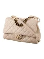 Chanel — Chanel Large Trapezio Quilted Flap — Handbag — resale