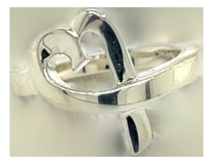 Tiffany & Co. — 1990s Tiffany & Co Estate Single Loving Heart 6.75 — Jewelry — resale