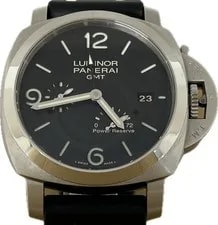 Panerai Luminor 1950 3Days GMT PAM00321 OP6902 Black Excellent A6178 3
