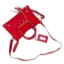 Balenciaga Motorcycle City Small Cowhide Top Handle Crossbody US Ship 4