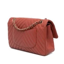Chanel Medium Classic Chevron Double Flap Dark 2