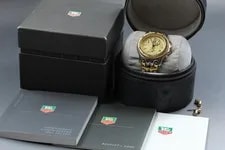 Tag Heuer — *N in Box* TAG Heuer CG1121-0 S/el Chronograph Gold Dial Japan — Watch — resale