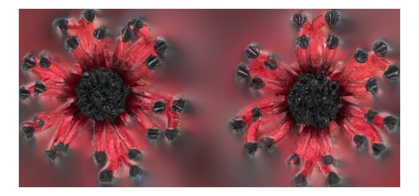 Francoise Montague — Francoise Montague Paris and Floral Resin Clip — Jewelry — resale