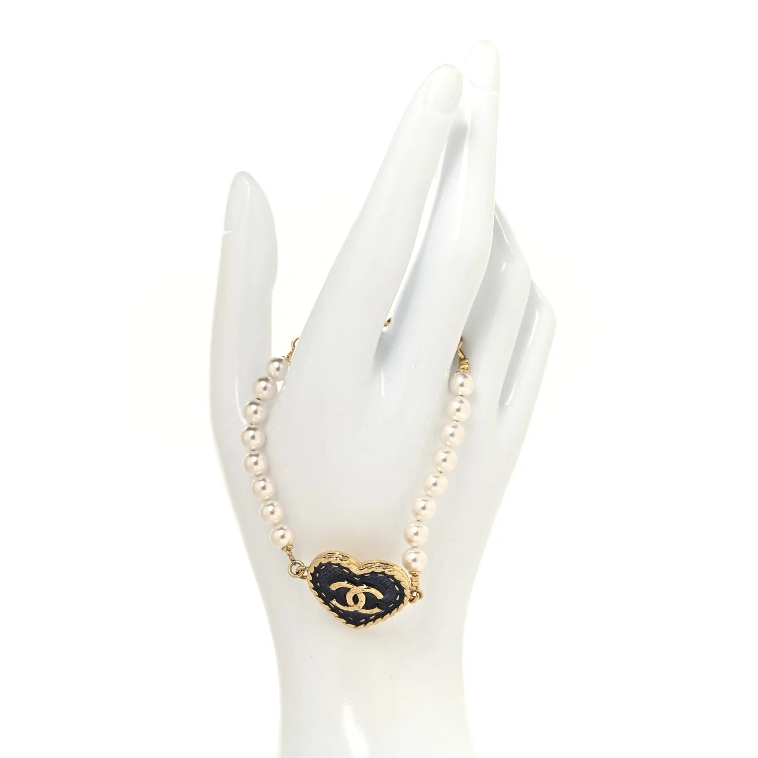 Metal CC Heart Pearly 2