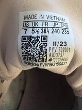 Adidas Sambae Putty US7 UK5.5 Gum Sole Made in Italy 3