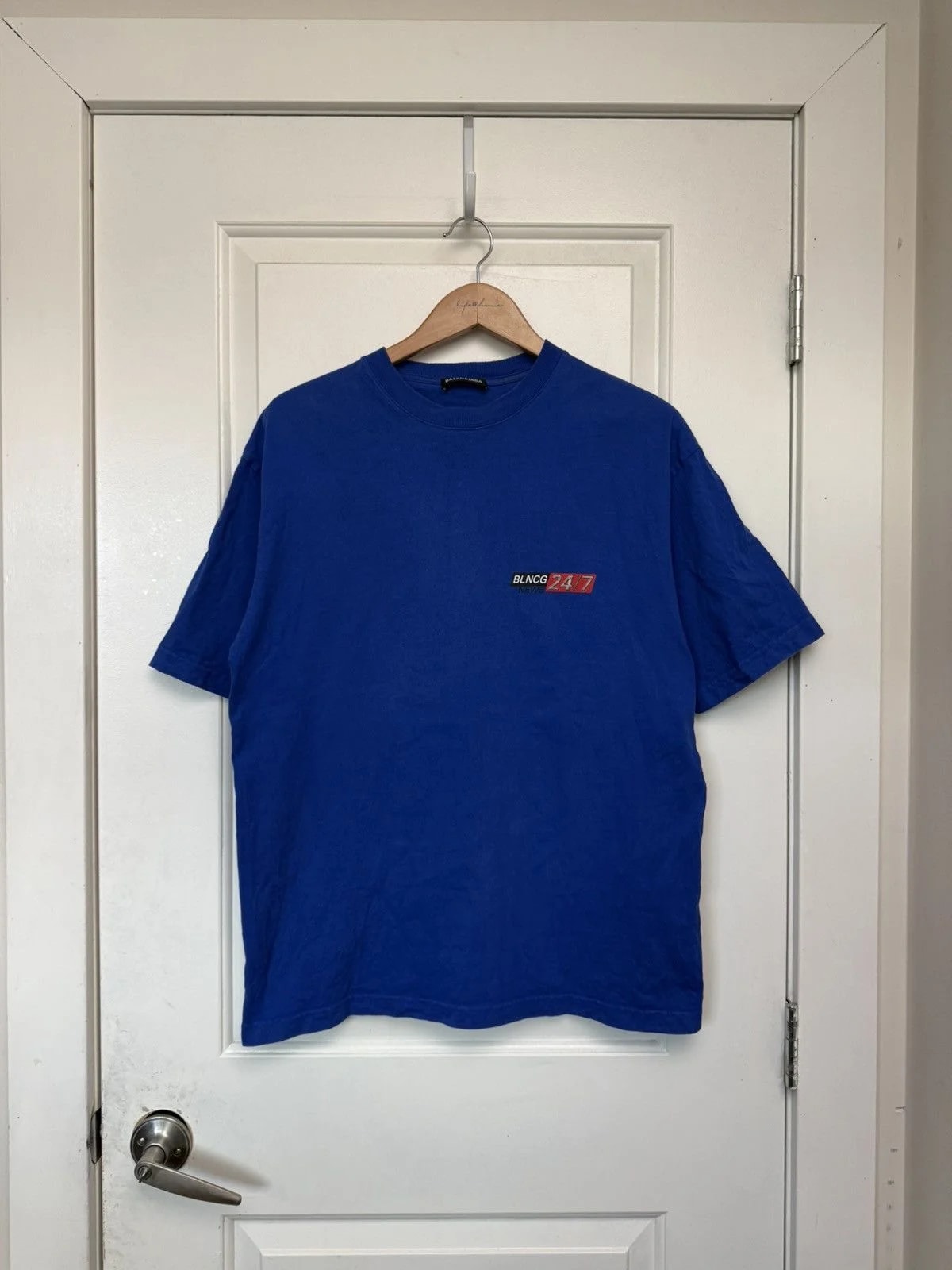 Balenciaga — Balenciaga Blncg News 24/7 T-shirt — streetwear — resale