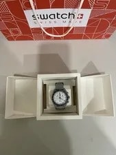Omega X Swatch 1965 SpeedMaster Moonswatch With Receipt 2