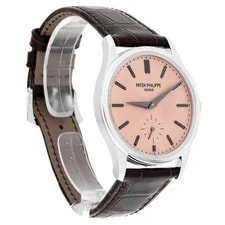 Patek Philippe Calatrava 6196P-001 Rose-gilt Opaline Dial Platinum - 2026 4