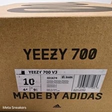 Adidas US 10 Fade Salt Streetwear Yeezy 700 V3 New 2