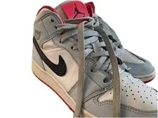 Air Jordan 1 Mid GS Half Polka Dot Shoes 555112-400 4