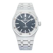 Audemars Piguet — Audemars Piguet Royal Oak 15451ST B/P SS Auto Black Dial 2022 37mm — Watch — resale