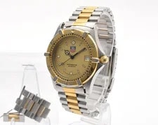 Tag Heuer — [Exc+5] Tag Heuer 2000 Professional 964.006 Gold Quartz From Japan — Watch — resale