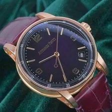 Audemars Piguet — Audemars Piguet Code 11.59 Purple Dial Rose Gold Alligator Full SET 15210OR — Watch — resale