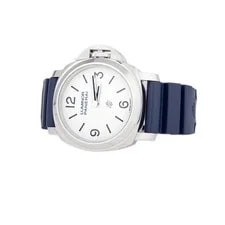 Panerai Luminor Base Logo Steel White Dial 44mm White Dial PAM01087 Full Set 3
