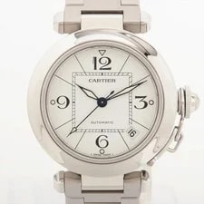 Cartier — Cartier Pasha C W31074M7 SS AT White Dial 4 Extra Links — Watch — resale