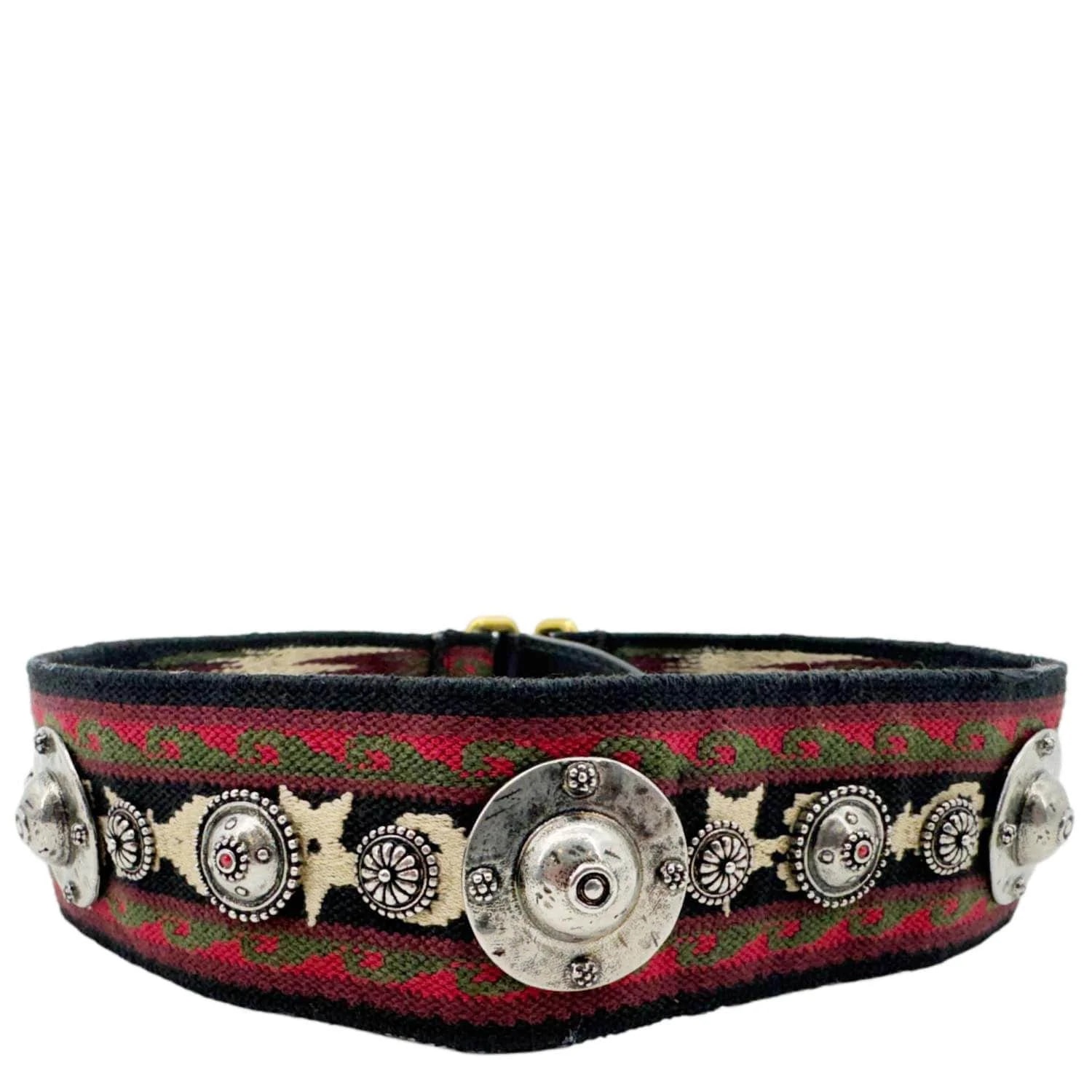 Dior — Christian Dior Studded Bohemian Embroidered Shoulder Strap — Accessory — resale
