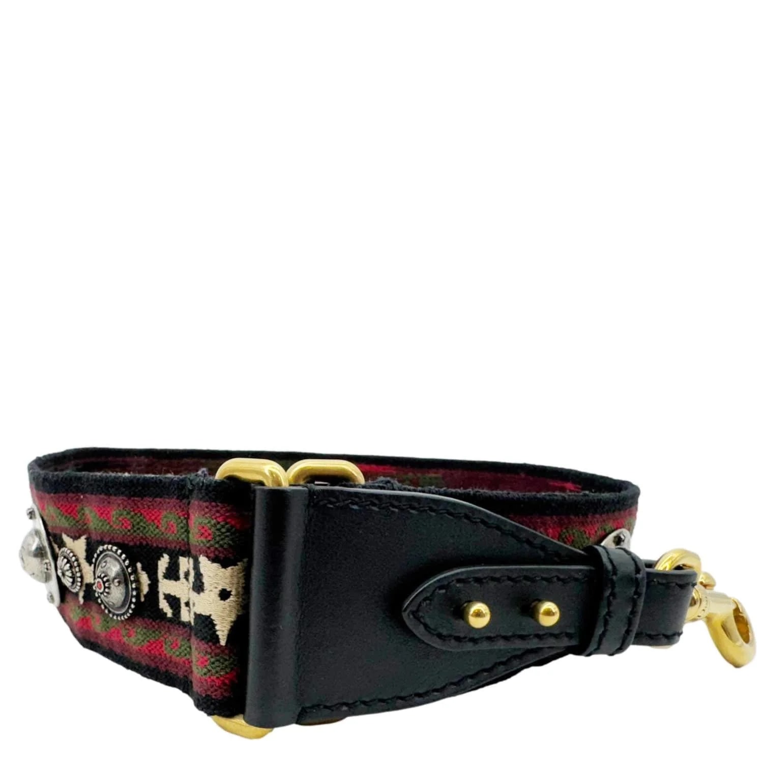 Christian Dior Studded Bohemian Embroidered Shoulder Strap 3