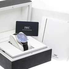 IWC Schaffhausen — IWC Schaffhausen Portuguese IW371491 Automatic 41mm Box Papers Blue Chronograph — Watch — resale