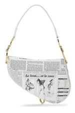 Christian Dior Newspaper Saddle Mini 4