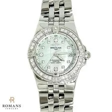 Breitling Chronometer Ref. A71340 Diamond Dial & Bezel Stainless 2