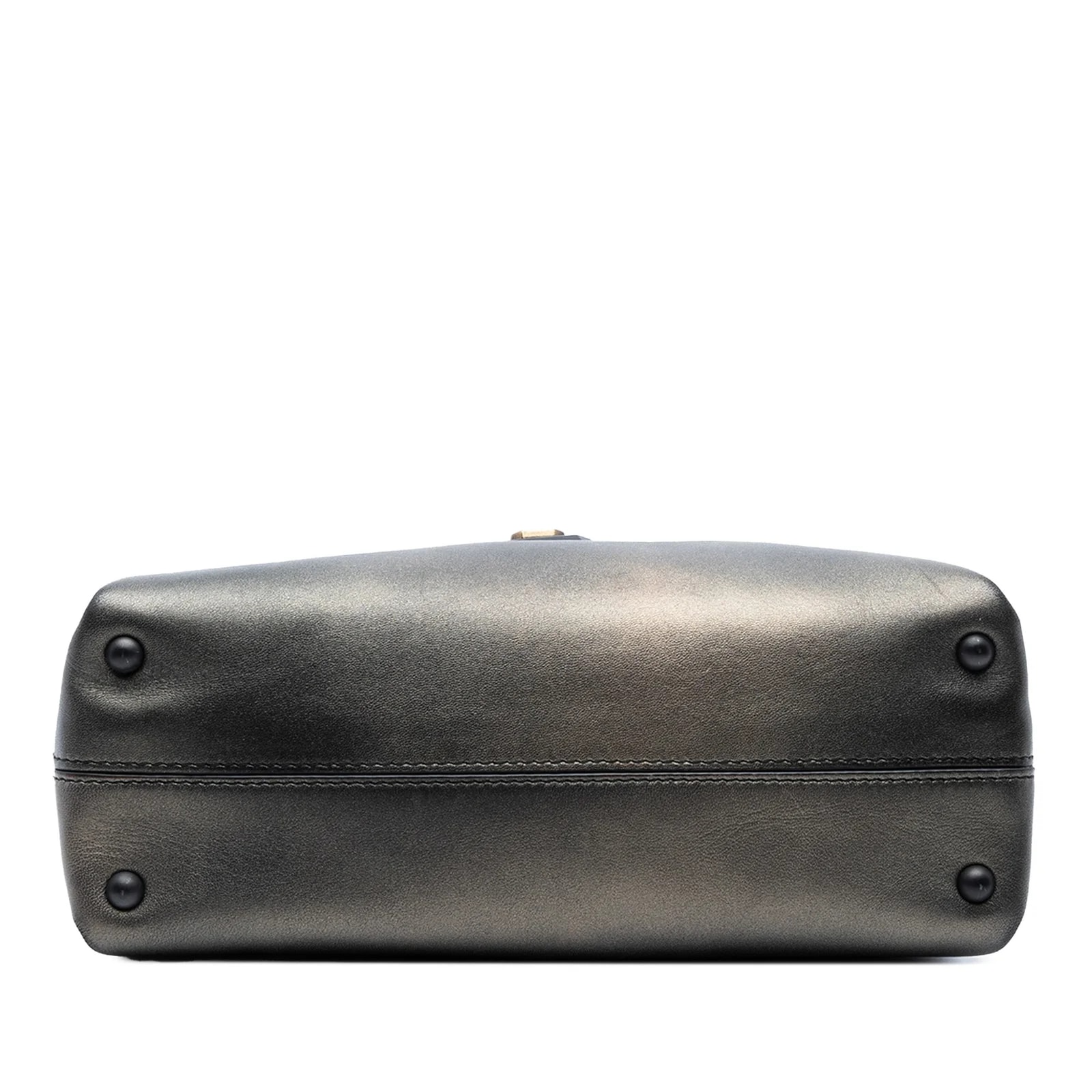 Small Trimmed Metallic Grommet Piazza Satchel 3