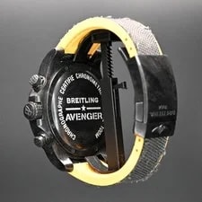 Breitling Avenger Hurricane 12H XB0170 50mm Black Dial Rubber Strap 4