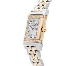 Jaeger-LeCoultre Reverso Steel Yellow Gold Diamonds Quartz Q2655130 2