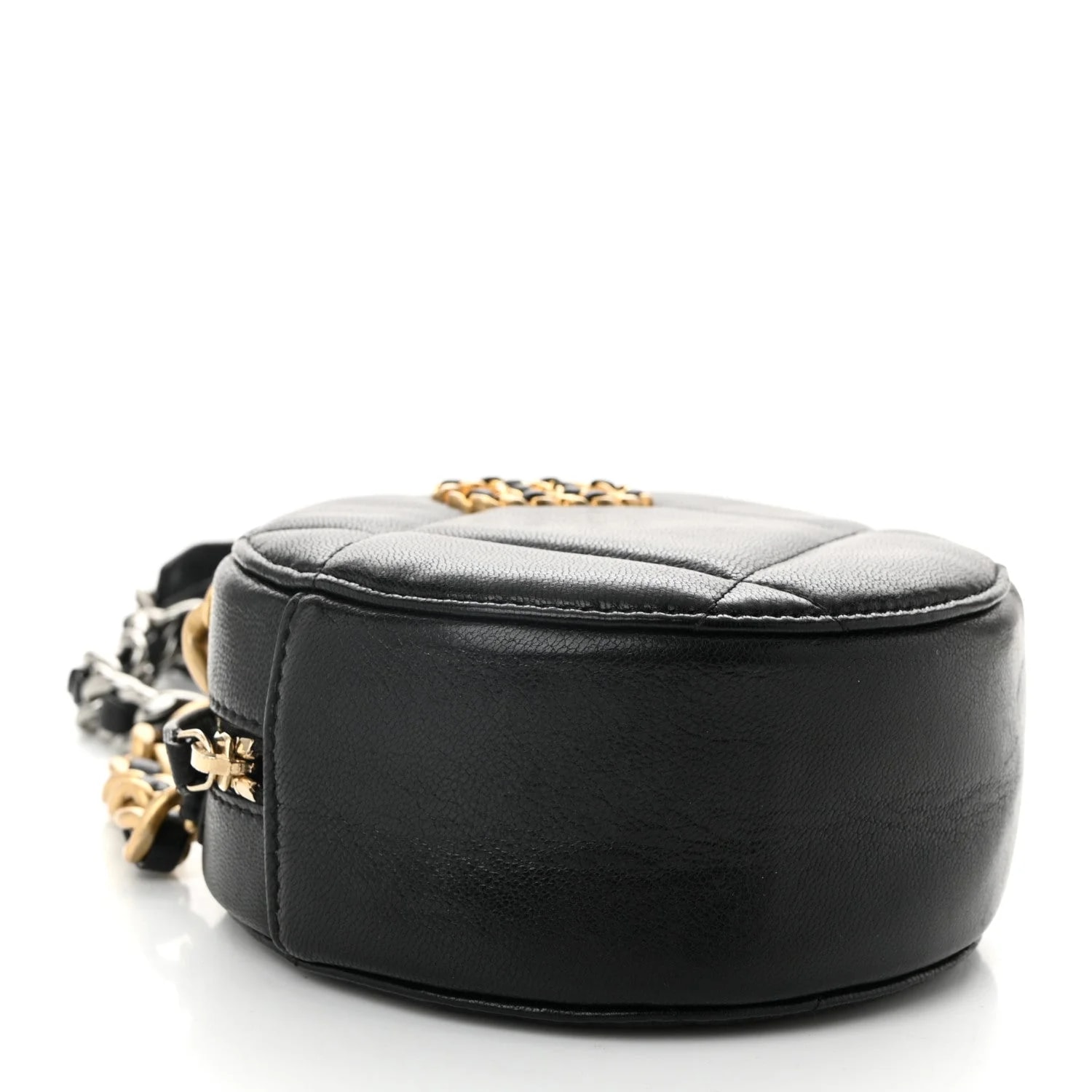 Shiny Chanel 19 Round With Chain 4