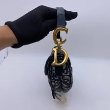 Dior Saddle Embroidered Monogram Print Magnetic Buckle - Excellent #9OBCOQ 2