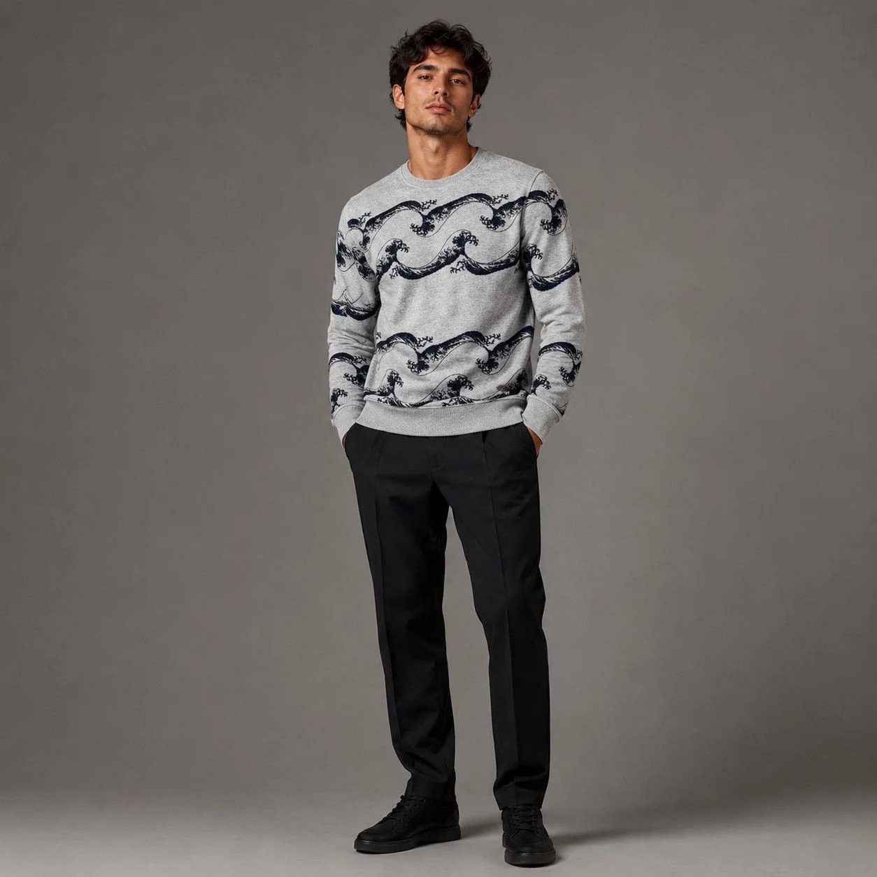 Hugo Boss — Hugo Boss Great Wave Hokusai Sweatshirt — streetwear — resale