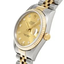Rolex Datejust 36 16233G Champagne/diamond 735905 2