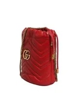 Gucci Chevron-quilted GG Marmont Bucket 2